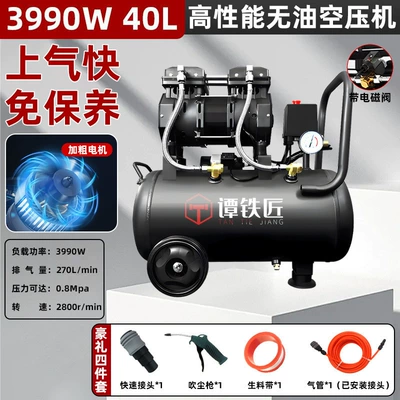 Air Compressor Small Air Hava kompressorları - ttj3990-40-copper-wire-with-solenoid-valve