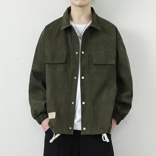 Men's Spring and Autumn Season American Workwear Jacket Vintage Trend Brand Loose Casual Top