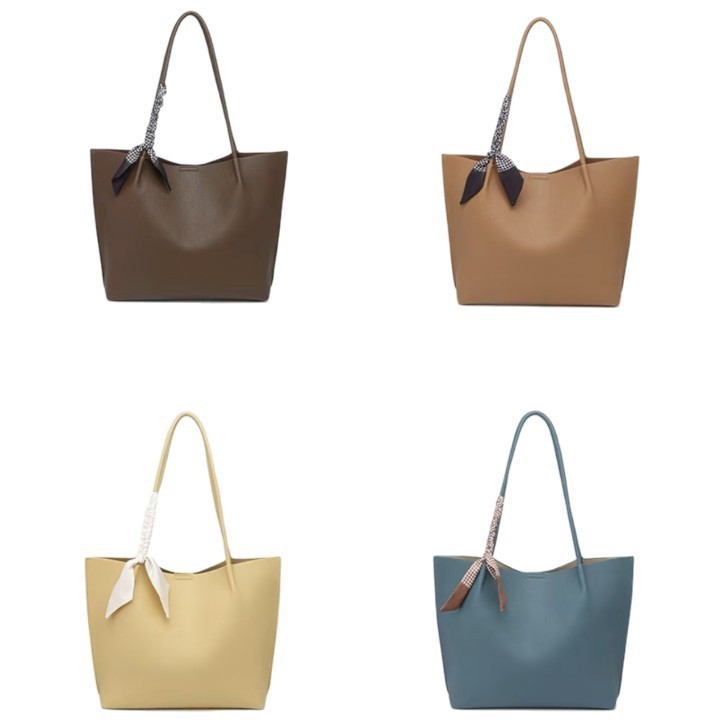 Niche Design Large-Capacity Tote Bag Korean Style Mother-In-Law Handbag Class Work Clothing Shoulder Bag for Women 2024 New Style