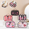 Handheld travel bag, polyurethane purse, universal fashionable capacious waterproof organizer bag, cosmetic bag