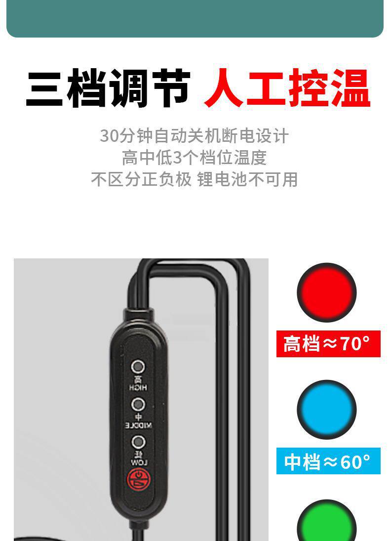 Electric Vehicle Heated Thickened Handlebar Covers, Universal for 48V 60V 72V Electric Bikes, New Electric Heating Gloves for Motorcycles
