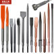 Factory flat shovel 65A chisel pick chisel hook hex positioning chisel tip flat head square five pit electric hammer electric pick chisel