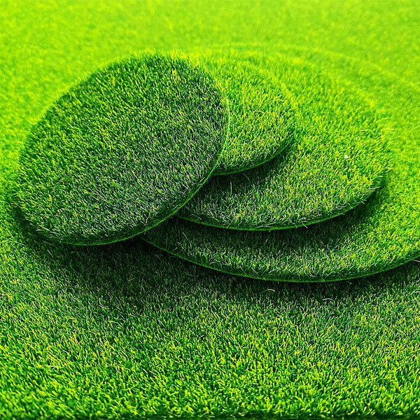 Simulation Cottage Round Micro -Landscape Moss Artificial Fake Moss…