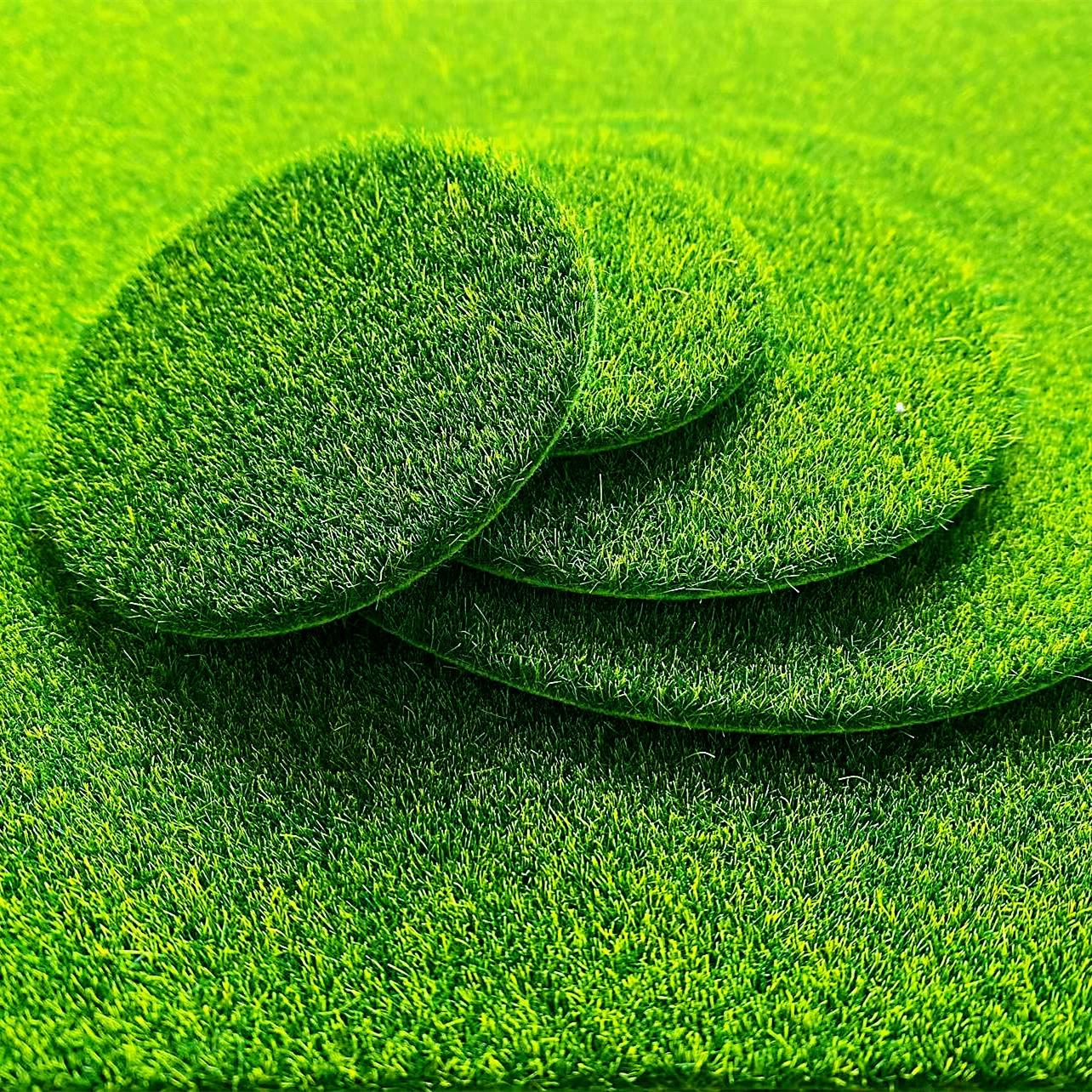 Моделирование газона круглые микролинистические мхи Искусственный поддельный мх DIY мясистый бонсай Газон декоративный флокировка мха