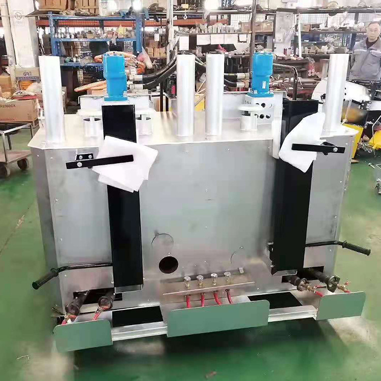 柴油液压双缸热熔釜1200型热熔釜划线机配套热熔釜