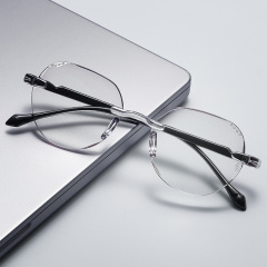 メーカー特許製品ファッション一体式ブルーレイ防止老眼鏡軽量円形遠視眼鏡女性ハイビジョン老花