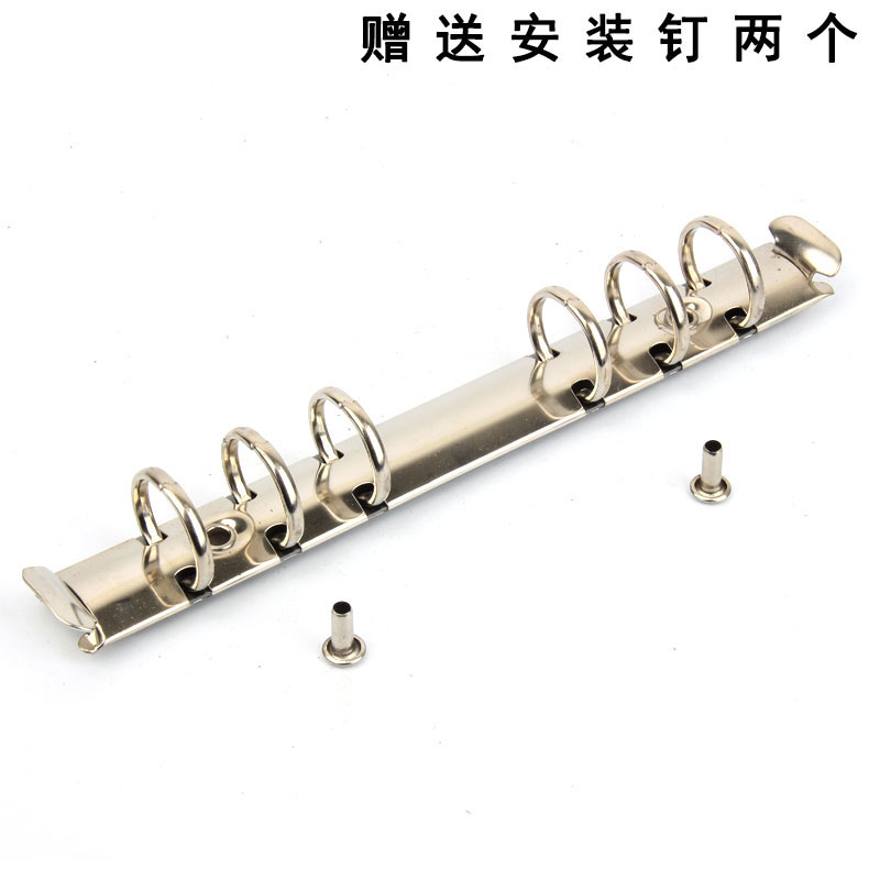 活页夹真皮笔记本活页本夹子不锈钢A5A6活页夹手工diy旅行本制作