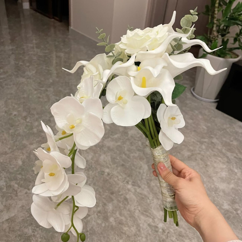 Towoo 中国の森の滝の花束造花写真スタジオ屋外結婚式の写真撮影の小道具|undefined