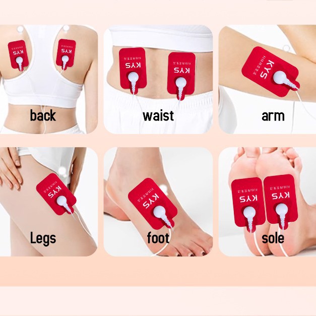 理疗仪电极片自粘插针式阿是贴脉冲电疗按摩器贴片配件电疗贴片