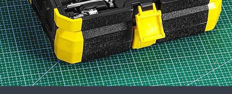 53-Piece Auto Repair Tool Set, Complete Car Repair Tool Kit, Small and Medium-Sized Socket Wrenches, Quick Ratchet Set