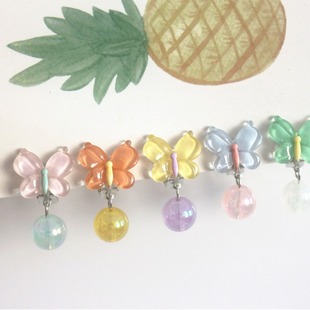 Children's Butterfly Ear Clip Little Girl's Cute Earrings No Ear Holes Baby Princess Cute Girl's Jewelry Earrings Jewelry