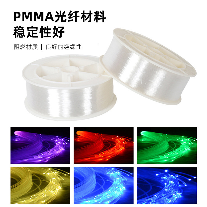 Shining Intelligent Pmma Fiber Optic Starry Sky Ceiling Ambient Light Rgb Light Source Ceiling Decorative Lighting Fiber Optic Light Source