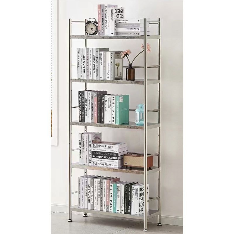 264-不锈钢书架系跨境家用不锈钢厨房置物架多层落地储物架整理架