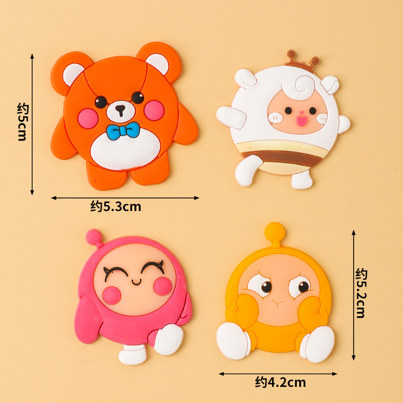 부드러운 플라스틱 플랫 에그 와플 1세트