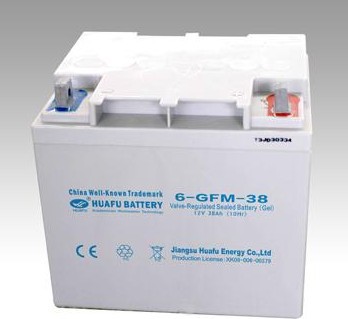 华富6-GFM-38 12v38AH免维护阀控式蓄电池 UPS不间断电源包邮