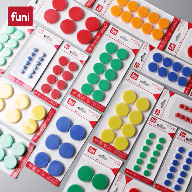 Funi Colorful Plane Strong Magnet Multi-size Learning Office Black and White Board Drawing Board Magnetic Grain Round Magnetic Nail Magnetic Buckle Funi Colorful Plane Strong Magnet Multi-size Learning Office Black and White Board Drawing Board Magnetic Grain Round Magnetic Nail Magnetic Buckle