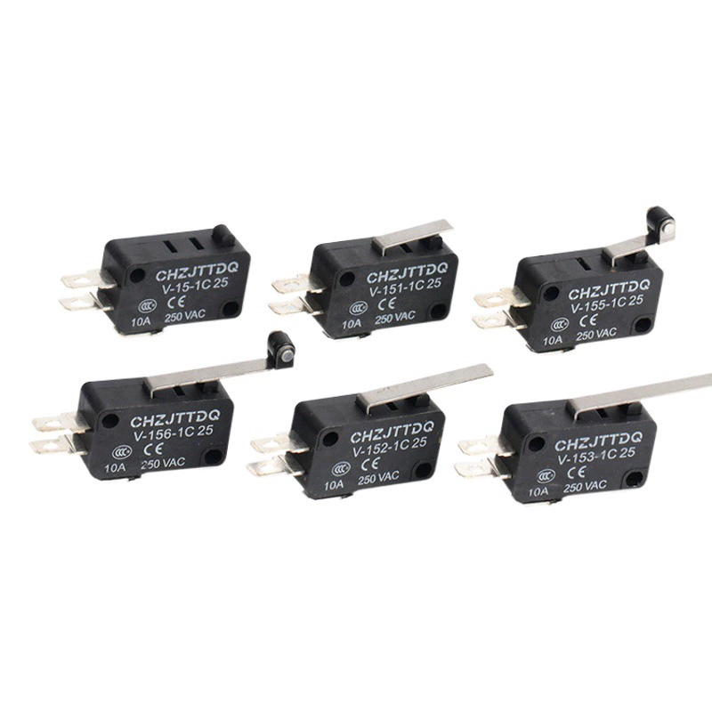 Производитель поставляет кро-переключатель роликового колеса нормально открытый и нормально закрытый самосброс-переключатель хода серебряный контакт-ограничитель хода