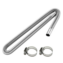 驻车加热器排烟管换热不锈钢螺旋纹波纹排气管汽车空气废气