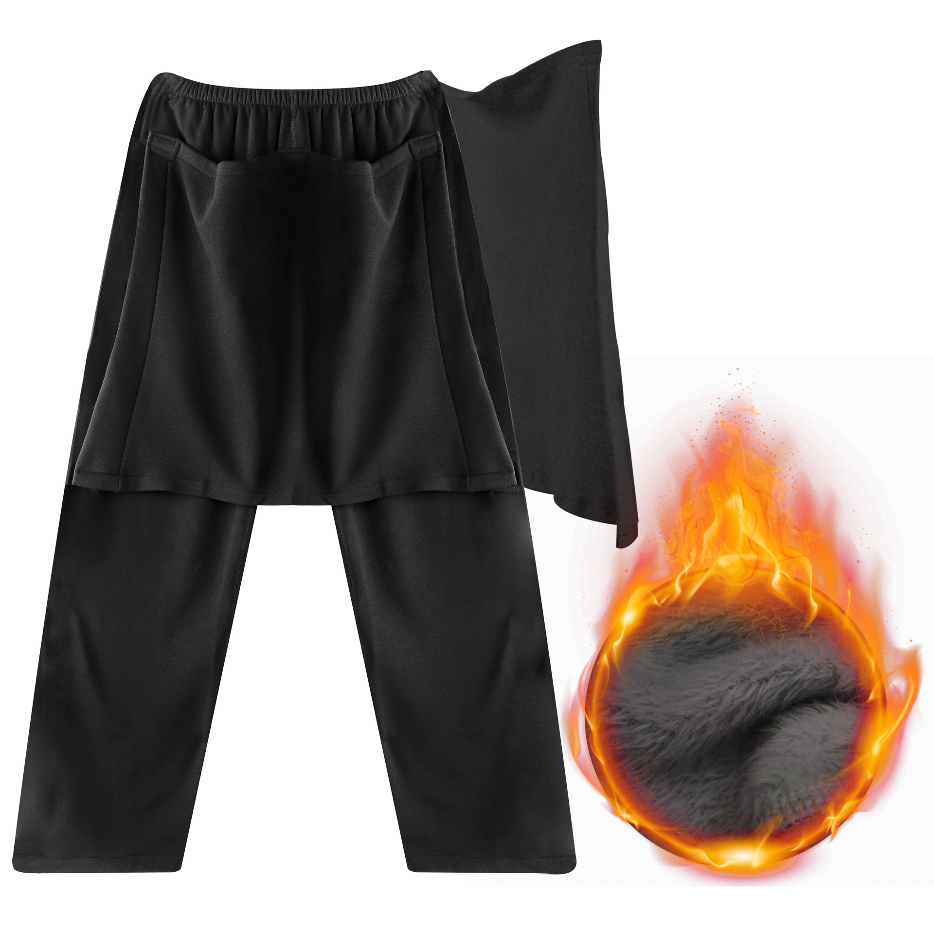 두꺼운 앞면과 뒷면 커버 블랙 비 반전 벨벳