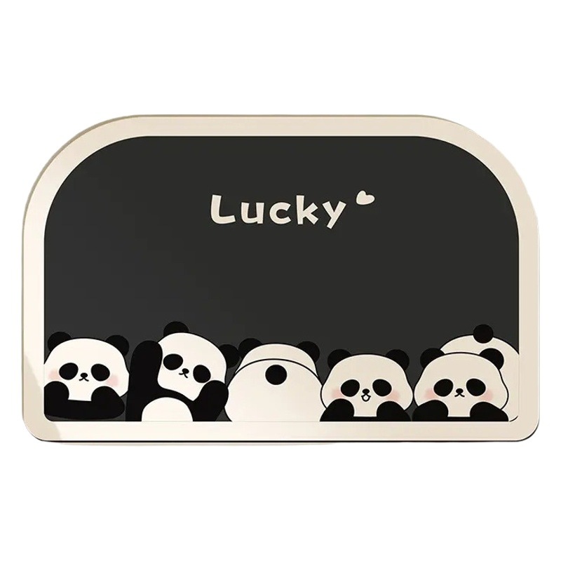 Lucky Panda suave alfombra de piso de barro de diatomeas absorbente antideslizante lavabo del baño Baño de secado rápido Tianjin alfombra
