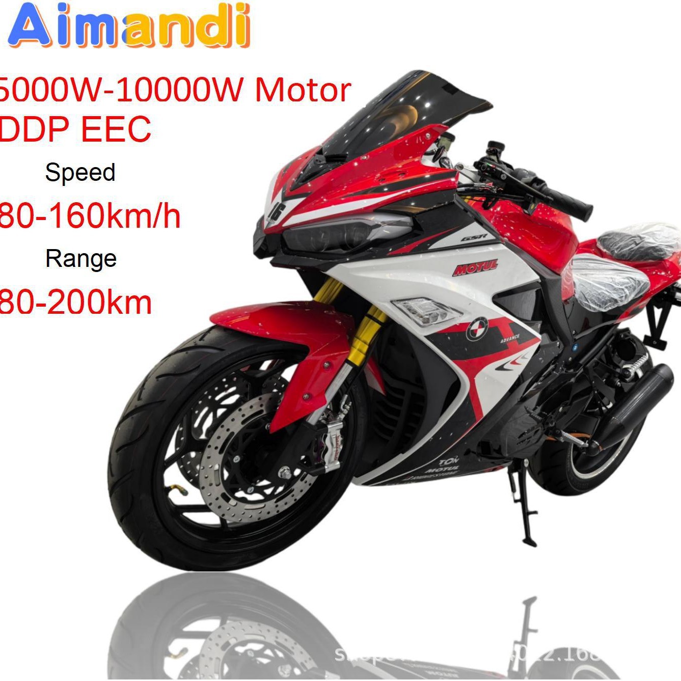 雅马哈V6电动摩托车跑车出口电摩72v电瓶车锂电池长续航欧洲热销