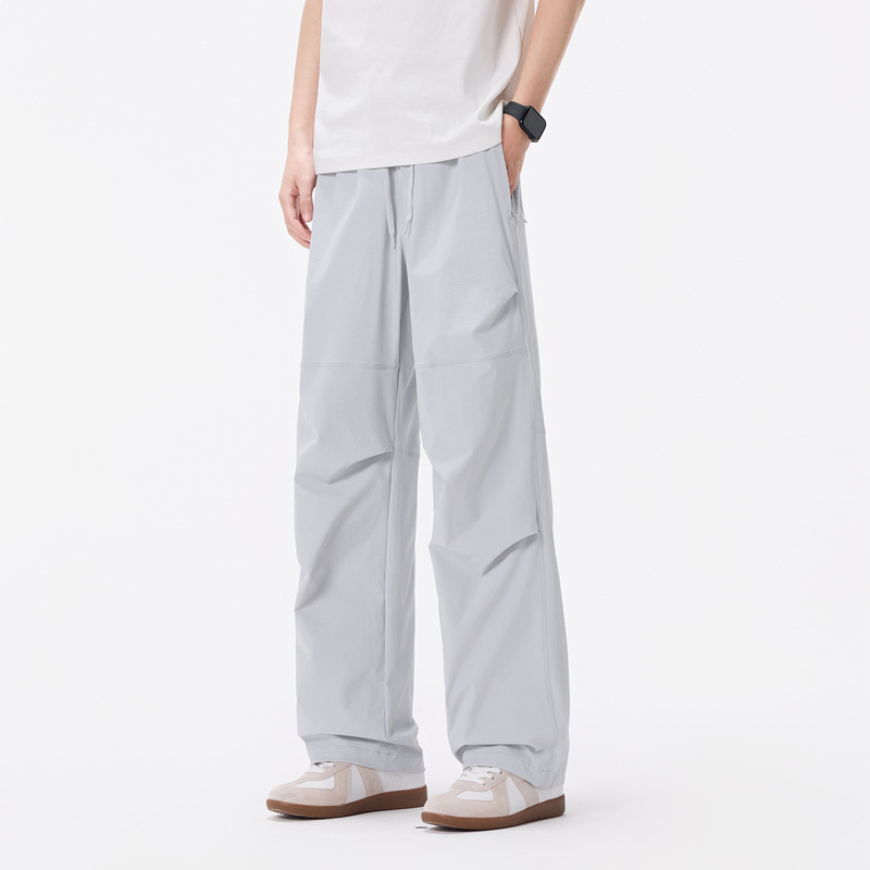 Spring and Summer American-Style Parachute Pants for Men and Women, Suitable for Hiking, Windproof, Water-Resistant, Functional Pants, Versatile Slim-Fit Cargo Pants