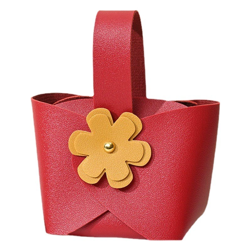 Европейский стиль Креативная Свадебная коробка для конфет Кожаная Портативная сумка для конфет в стиле Свадебный сопровождающий подарок Возврат упаковки конфет