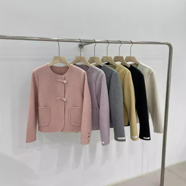 Woolen double-sided design woolen coat