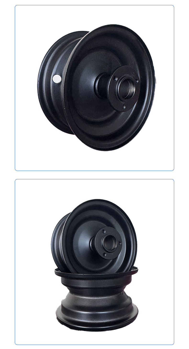 Go-Kart Small Four-Wheel Atv Accessories 13*5.00-6 6inch Front and Rear Matching Wheel Hubs Steel Rims