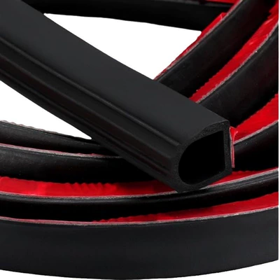 Rubber D-Shaped Door Seal Strip Self-Adhesive Epdm Rubber Strip Suitable for Automotive, Truck, Rv, Boat, and Home Applications (Avtomobil səs izolyasiya zolaqları) - 2226