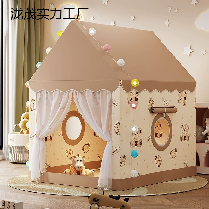 Детская палатка, игровой домик в помещении, маленький домик, замок, дом принцессы, спальный игровой домик, игрушка, москитная сетка, день рождения