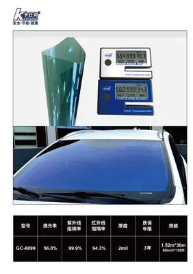 High Heat Insulation, Explosion-Proof, Automotive Film - 152m30m-gc-6099