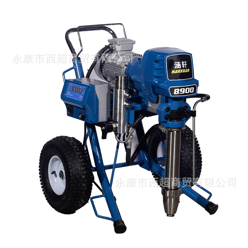 Hanxuan gran máquina de pulverización eléctrica de alta presión sin aire pulverizador de pintura de látex pulverizador automático de pintura masilla pulverizador