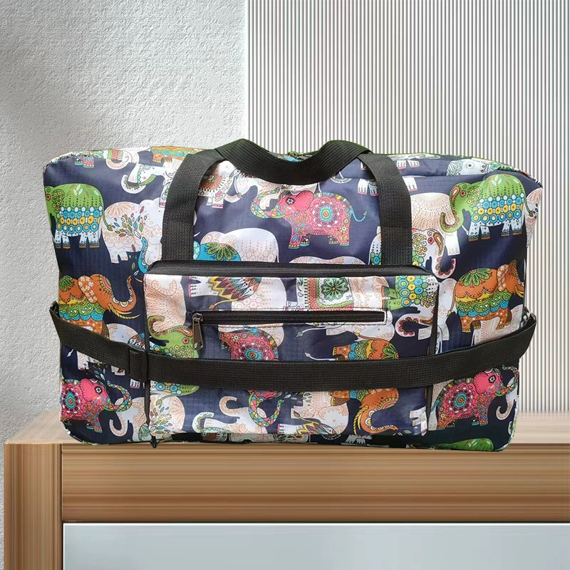 Foldable handheld travel bag, purse, capacious luggage sports bag, storage bag, suitcase, equipment bag