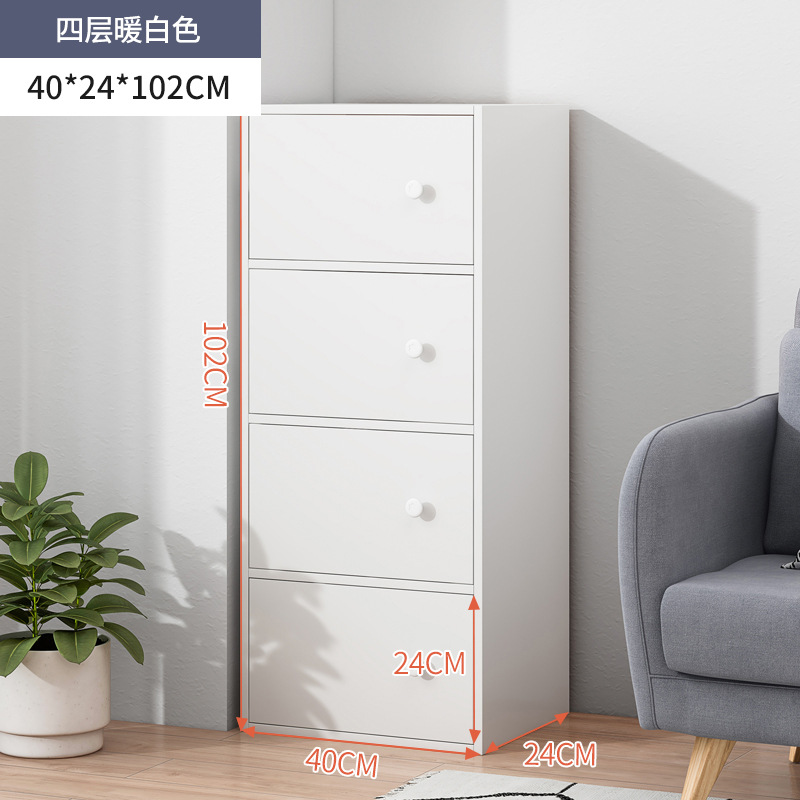 Pecho de cajones armario de almacenamiento de dormitorio armario de pared Luz de madera de lujo simple moderno dormitorio principal mesita de noche cajón gabinete