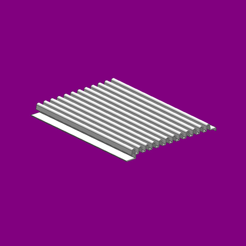 厂家生产波浪板铝合金型材6063铝合金公模供应波纹板铝合金型材