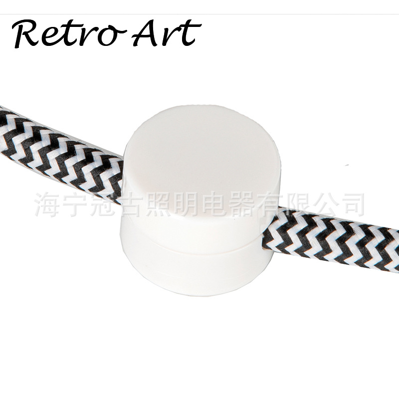 New plastic wire clips for DIY lighting fixtures are available in stock.
