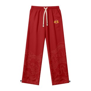 2025 cross-border foreign trade new 3D printing pattern men's casual pants European and American pants sports comfortable leisure beach