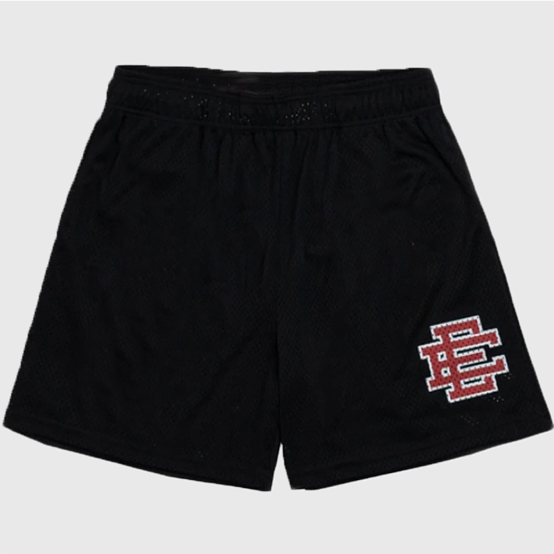 New American EE Shorts European and American Fashion Brand West Coast Style Leisure Sports Fitness Running Basketball Shorts Cross-border Foreign Trade