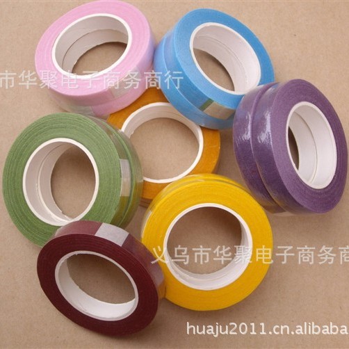 供干花花杆径卷手指 30y*12mm绿胶带 19种颜色可选 量大从优 混批