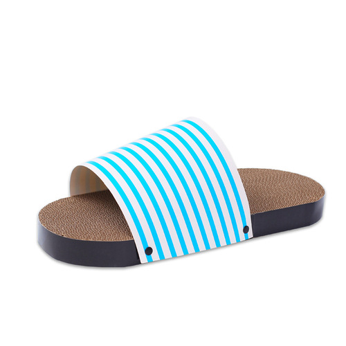 Waffled Paper Slippers Cat Scratch Pad Cat Supplies Straight Plate Type Claw Sharpener Cat Toys Personality Creative Cat Scratch Pad