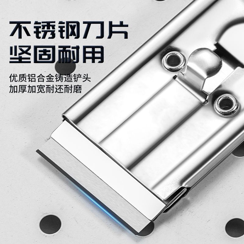 伸縮可能なデスケーラブルマルチシャベルは台所の清潔なナイフの油汚れを厚くして、レンジフードの渦殻鍋底の清潔な道具を作る|undefined