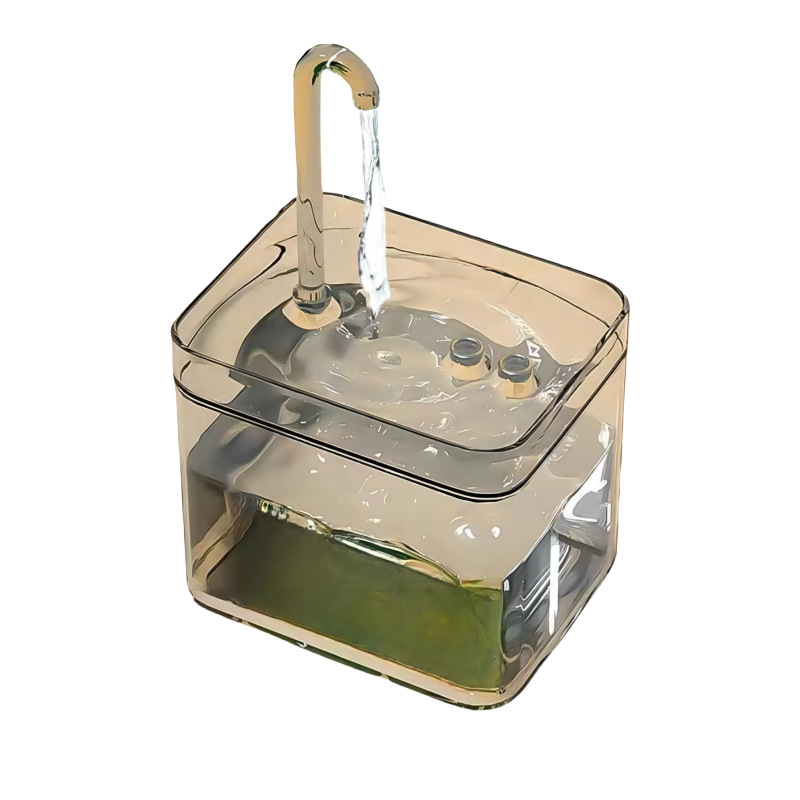 Gato dispensador de agua flujo de circulación automática dispensador de agua mudo boca no húmeda dispensador de agua perro cuenca de agua suministros para mascotas