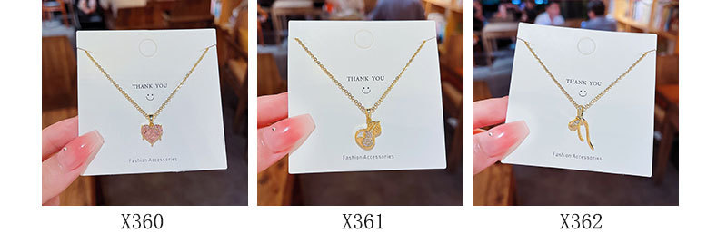 Fashion Heart Shape Butterfly Titanium Steel Plating Pendant Necklace 1 Piece