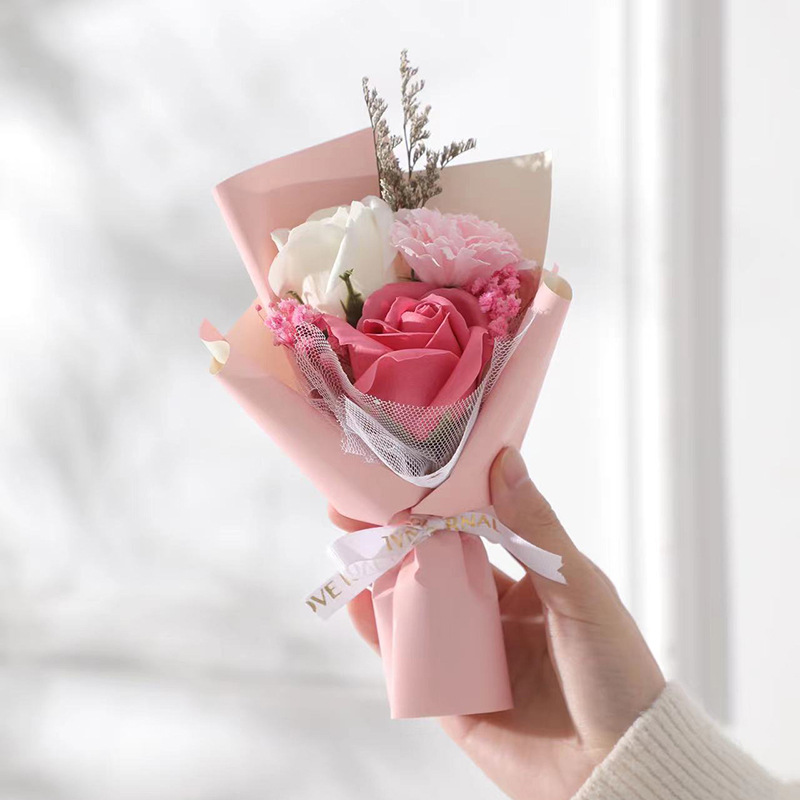 Valentine's Day Romantic Sweet Flower Dried Flower Party Date Festival Rose Flower display picture 3