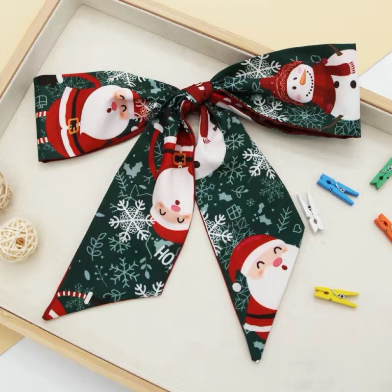 Kerstcadeau Kerstslingers Nieuwjaarssjaals dameshoofdband stropdas tas met lint slingers geschenkdoos decoratieve hoofdband alles_voghion.com