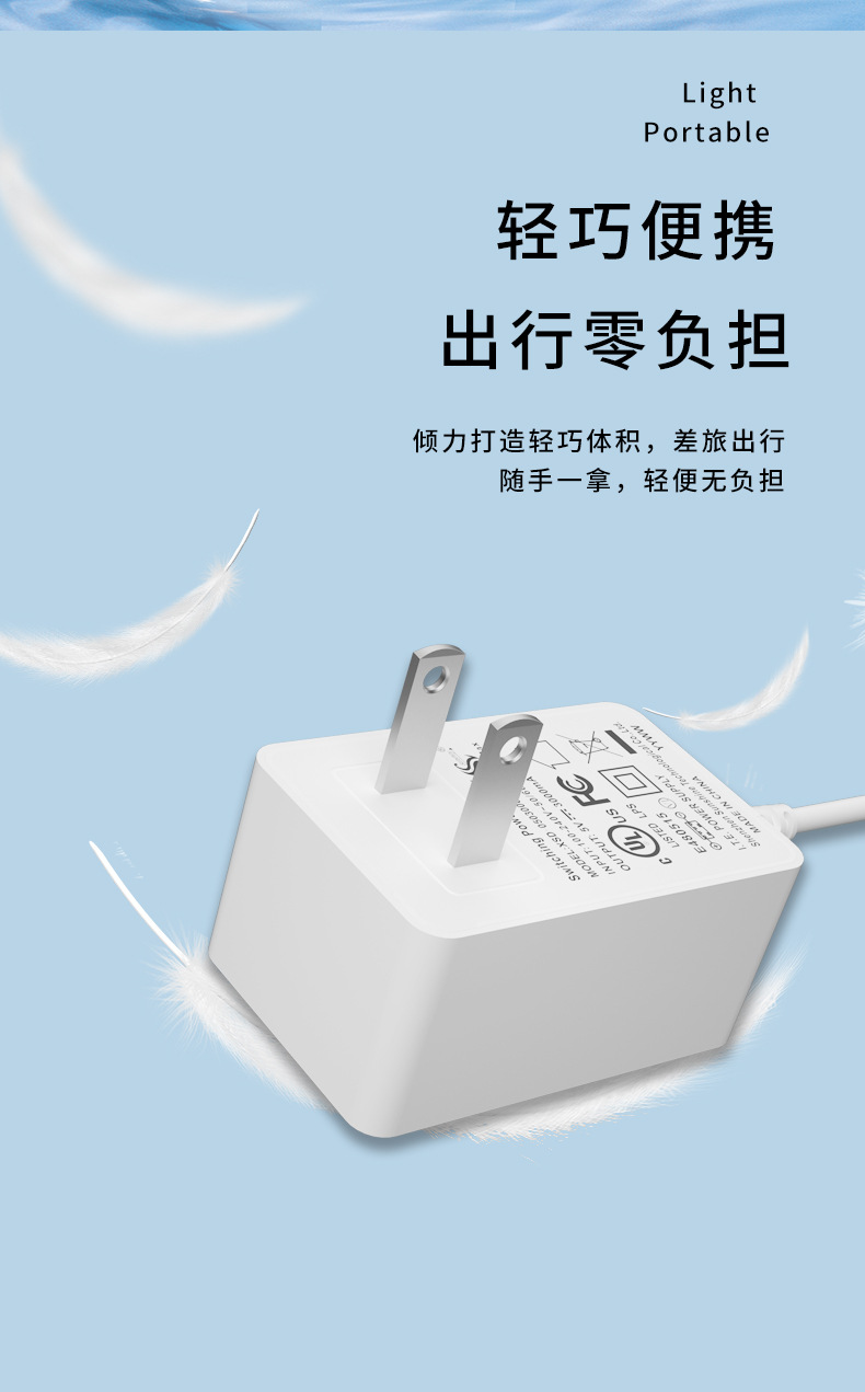 9V2A转换头电源适配器