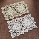 (Трансграничная торговля), крючок для вязания ручной работы, настольный коврик, прямоугольная обеденная тарелка, 25×40см