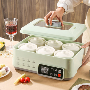 Ceramic Stew Pot with Water-Separation Stew Bowl for Home Use, Fully Automatic Reservation, Large Capacity for 6 People, Electric Stew Pot for Bird's Nest and Baby Food