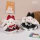 Explosive Ear-hanging Rabbit College Style Diy Plush Long Ear Rabbit Children's Gift Cute Bag Hanging Ornaments Crossbody Back Clip